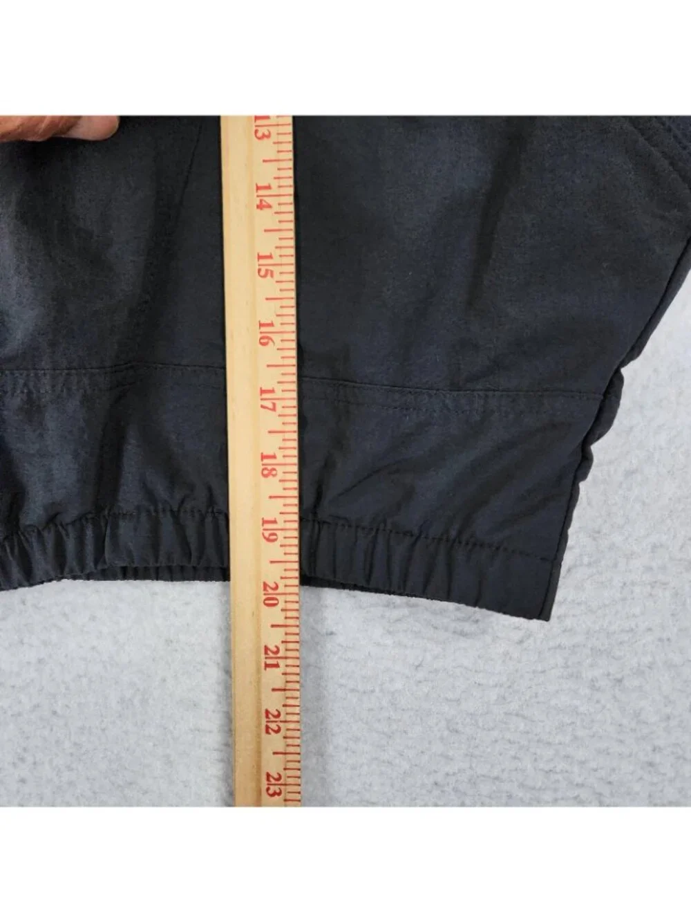Nike Jacket Womens Small Black Woven Full Zip Lightweight Cropped Windbreaker